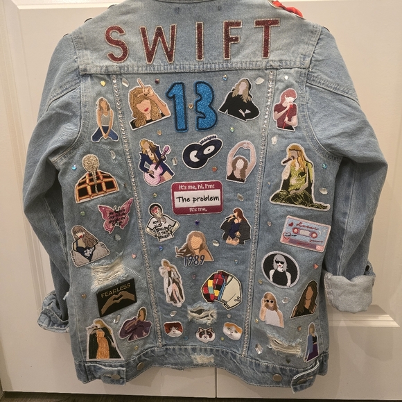Taylor Swift Eras Tour Denim Jacket - Picture 1 of 5